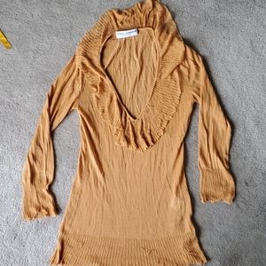 Dolce & Gabbana mustard knit top
